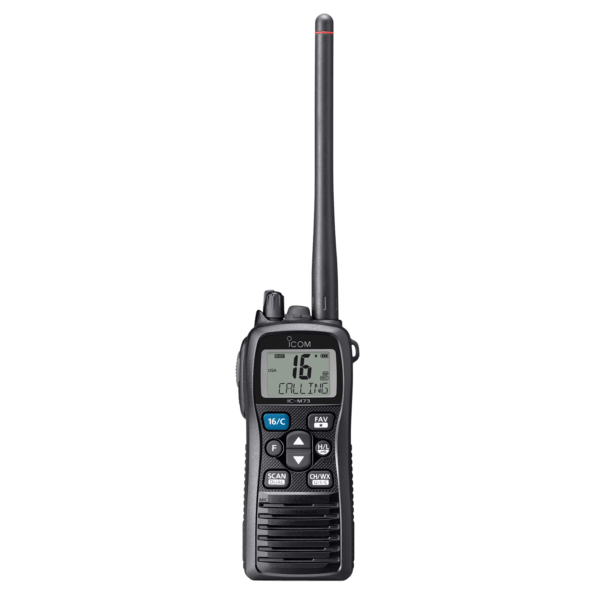 لاسلكي ايكوم IC-M73 VHF يدوي بحري بمميزات احترافية