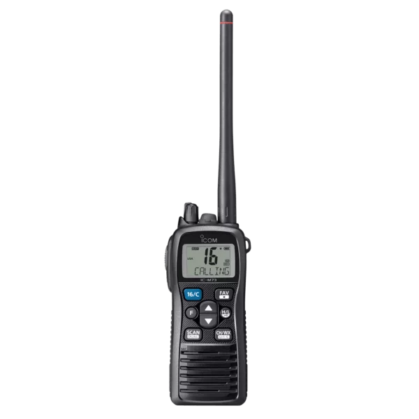 لاسلكي ايكوم IC-M73 VHF يدوي بحري بمميزات احترافية