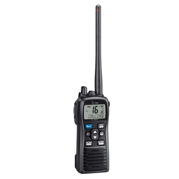 Icom IC-M73 Handheld VHF Marine Radio 6 Watts Waterproof IPX8