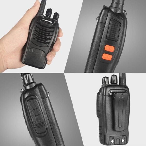 باوفينج BF-888S لاسلكي يدوي UHF قدرة 5 وات مع كامل الملحقات