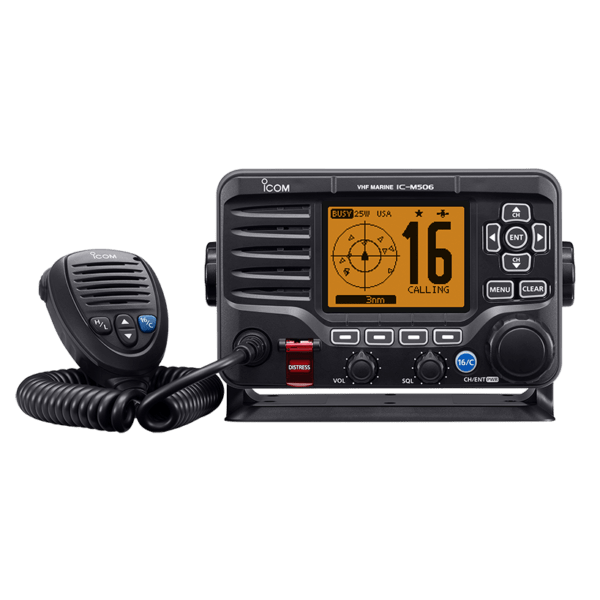 ايكوم IC-M506 جهاز الإرسال والاستقبال البحري VHF وAIS الثابتة مع اتصال NMEA 2000™