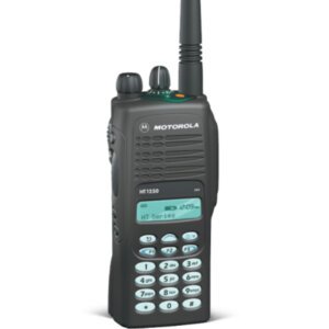 لاسلكي موتورولا HT1250 اليدوي VHF/UHF المزود بشاشة و لوحة مفاتيح كاملة