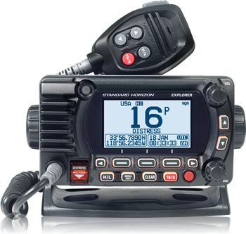 GX1800 Standard Horizon Explorer GX1800B Fixed-Mount VHF Radio with NMEA 0183 and GPS